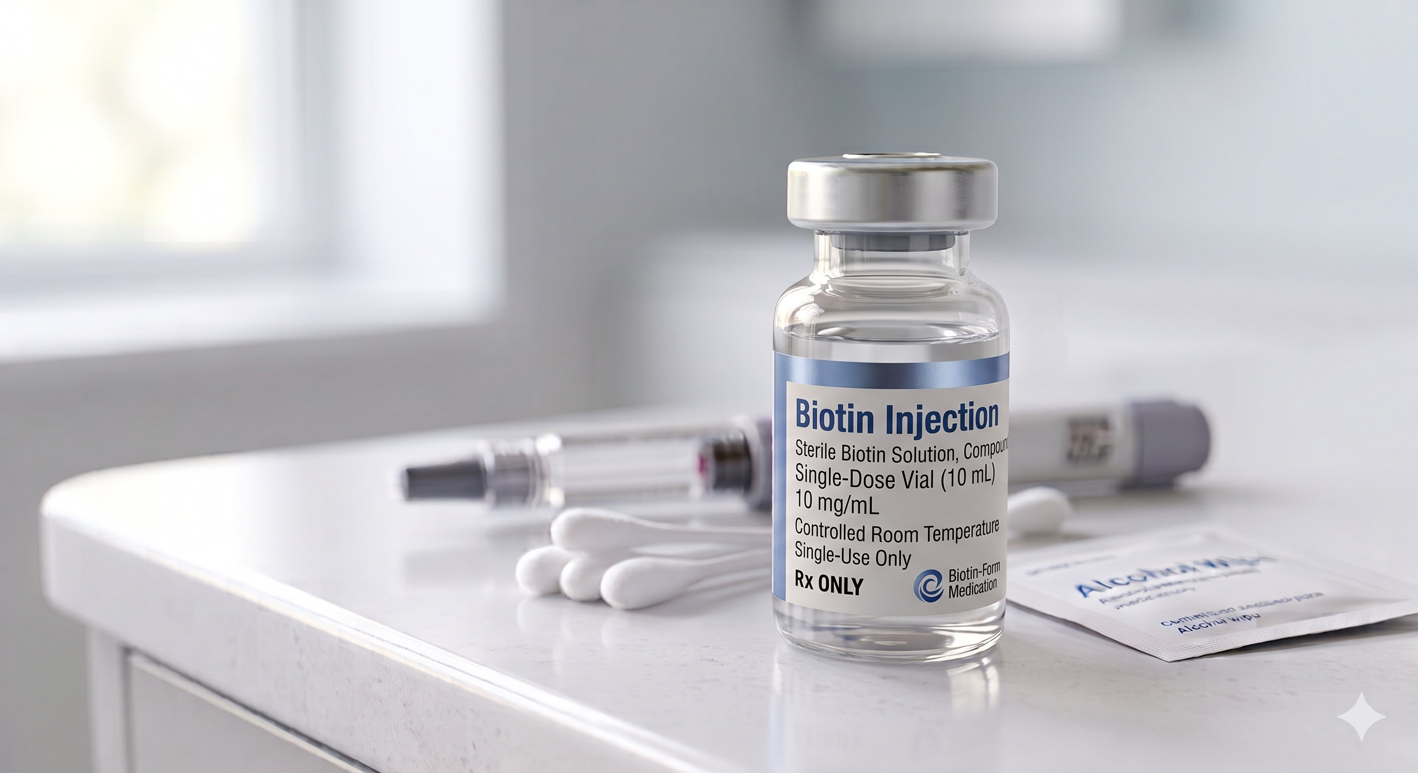 Biotin injection homekit vial