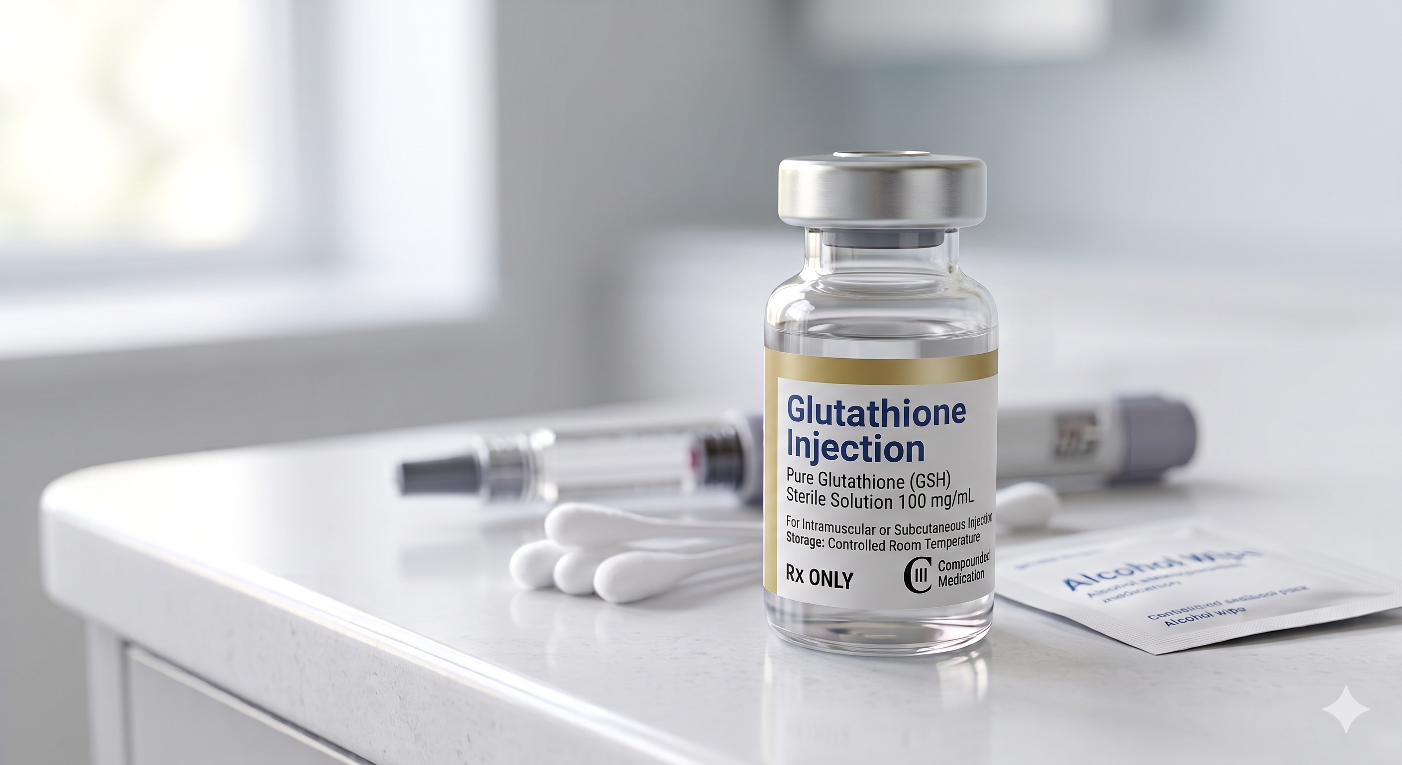 Glutathione injection homekit vial