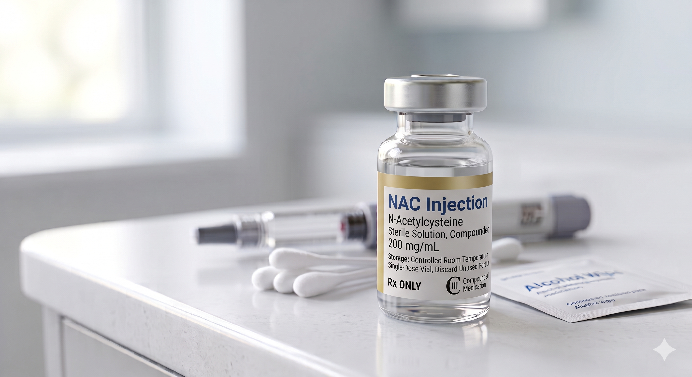 NAC injection homekit vial