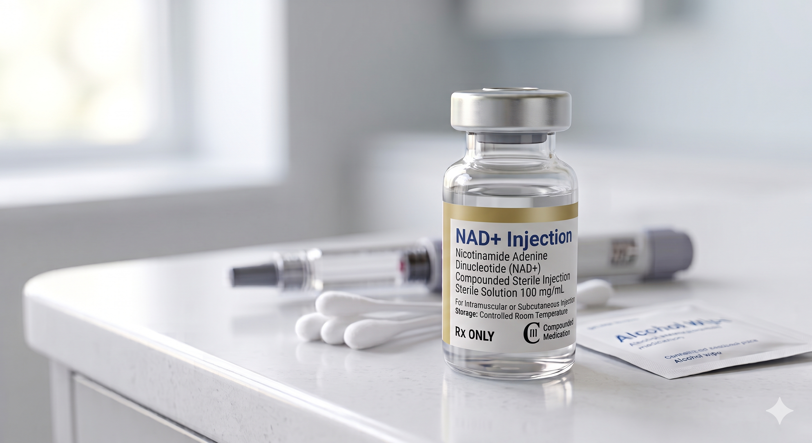 NAD+ injection homekit vial